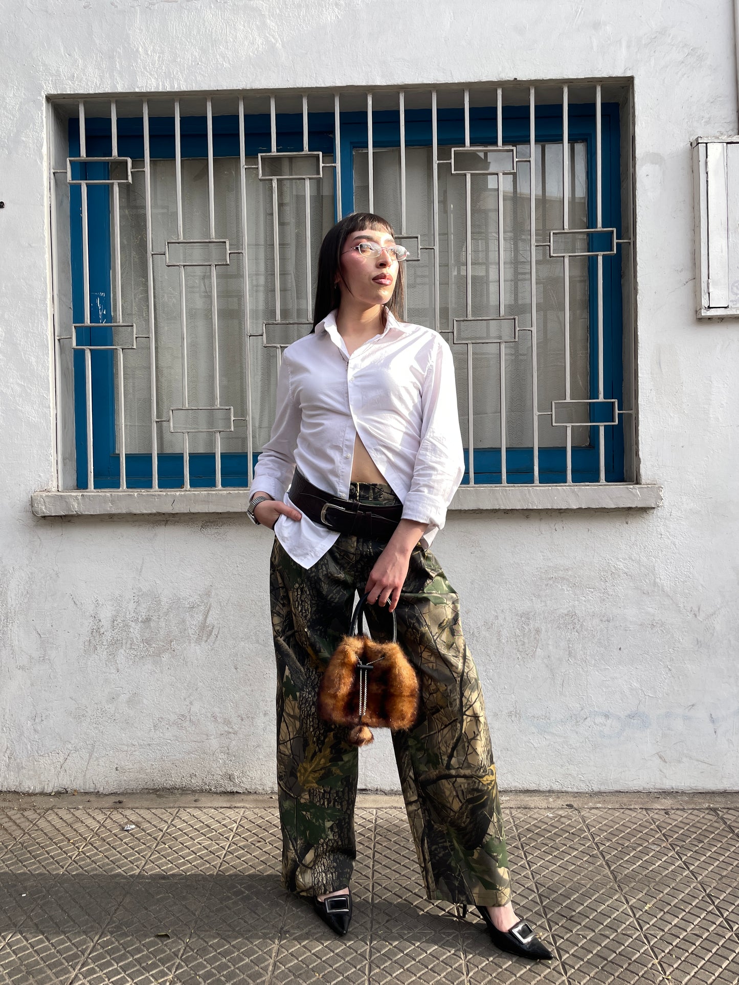 Pantalón Pleats Camo 40