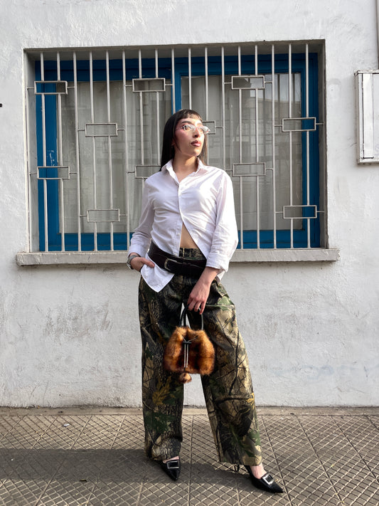 Pantalón Pleats Camo