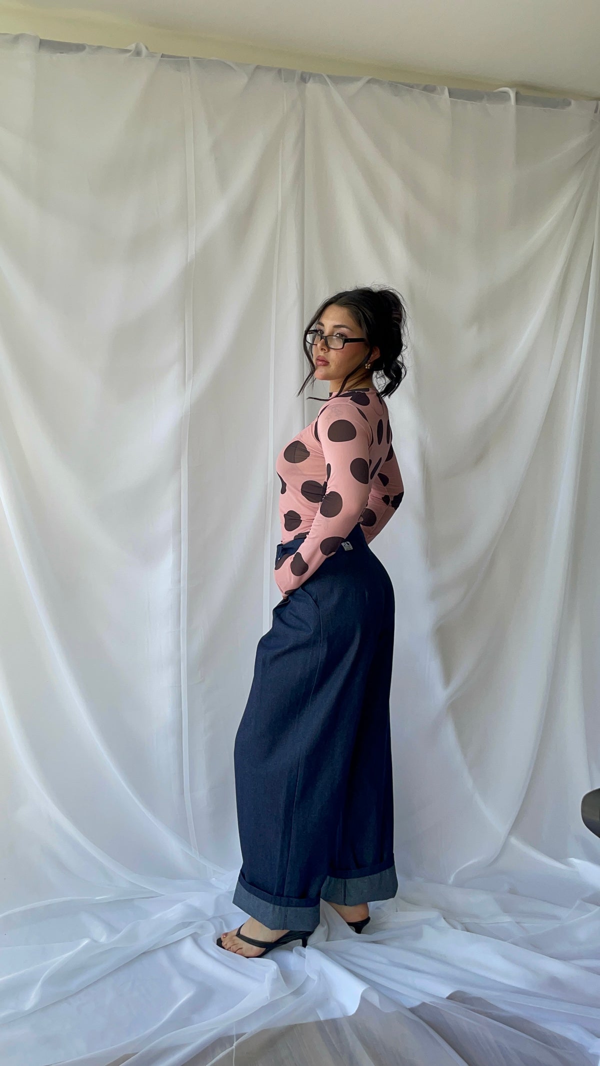 Pantalón Pleats Mezclilla (pre-order)